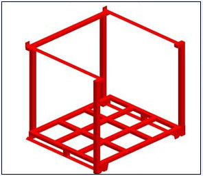 세륨 증명서를 가진 쌓을 수있는 저장 깔판 선반